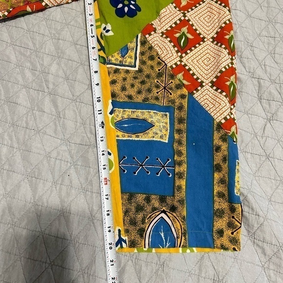 Sacred Threads Colorful Patchwork Ankle Pants - Picture 5 of 7